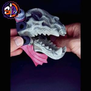 TIGER MECHANICAL SKULL MASK - FLEXILE - 3MF - STL