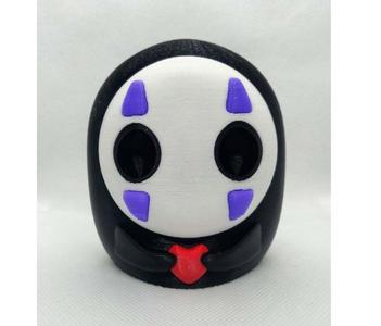 Multicolour No Face with heart