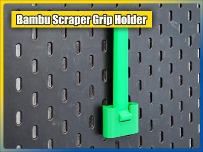 Skadis Bambu Scraper Grip Holder