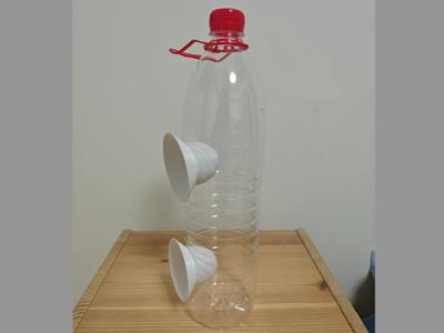 Fishing tool, fishing gadget, mineral water bottle fishing