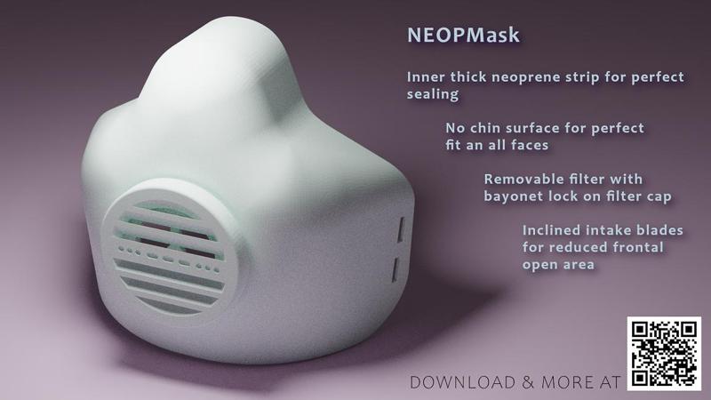 [NEOPMask]  - Respirator mask with removable filter