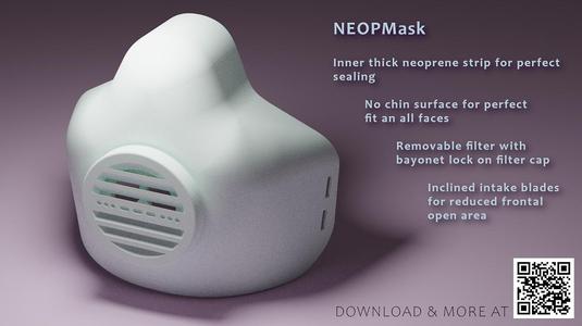 [NEOPMask]  - Respirator mask with removable filter
