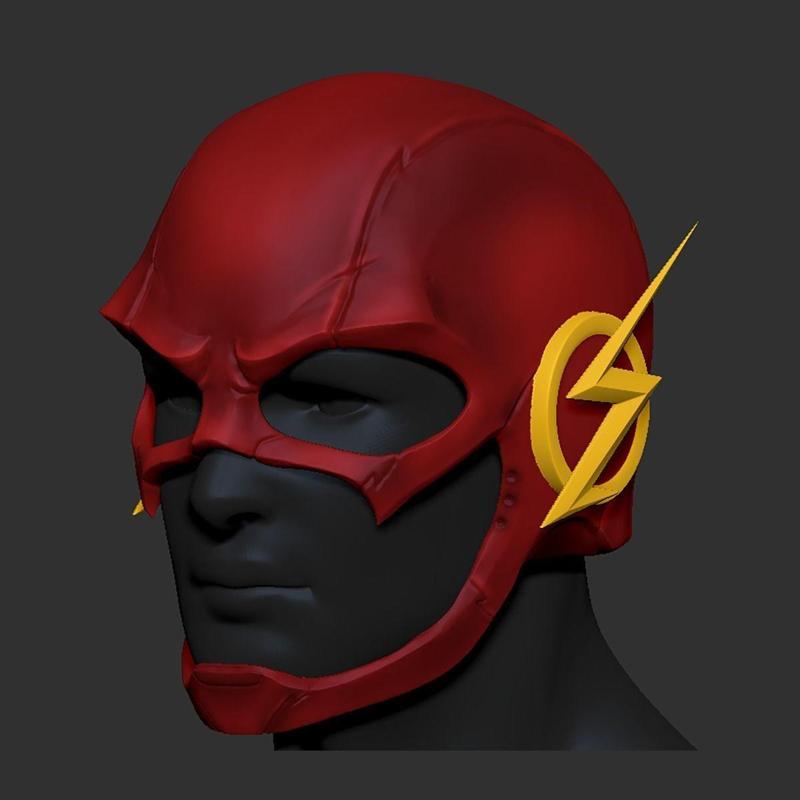 The Flash Helmet Cosplay - Superhero Helmet