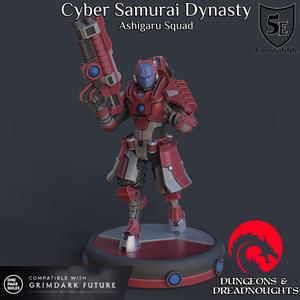 Cyber Ashigaru (30 Models) - Cyber Samurai Dynasty