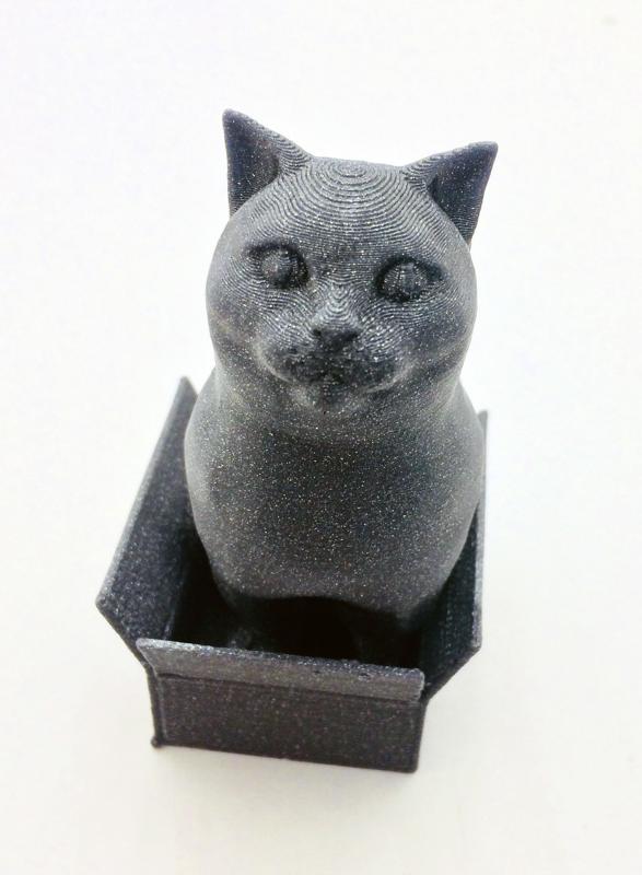 Schrodinky! British Shorthair Cat Sitting In A Box(single extrusion version)
