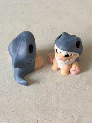 Cat in Shark Costume