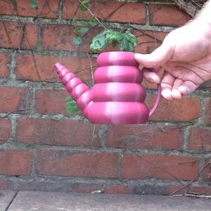 Bulbous Watering Can made from stacked spheres, cloud - like