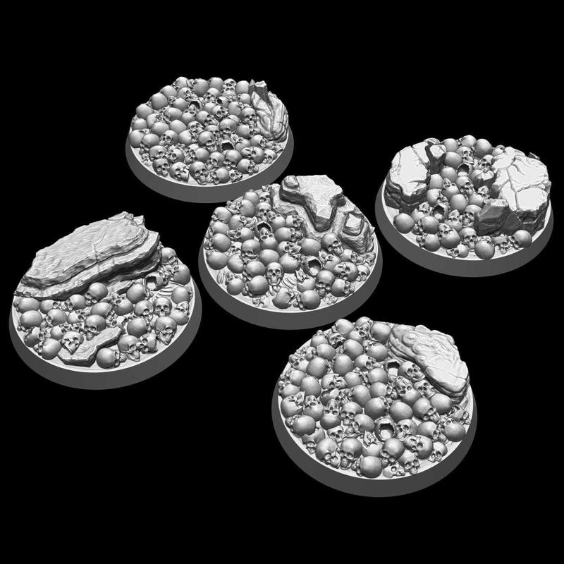 LegendGames Skull Bases - 40mm Round
