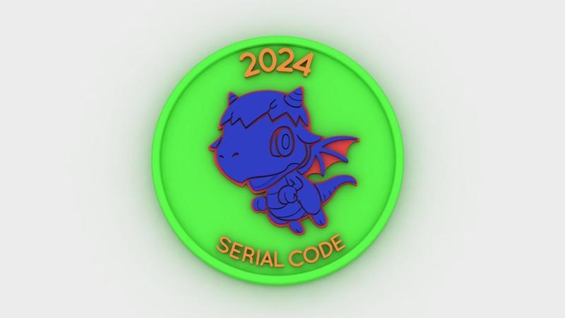 DRAGON ANIMAL COIN TOY 3D PRINTABLE MODEL