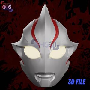 Ultraman Mebius Helmet 3D STL File