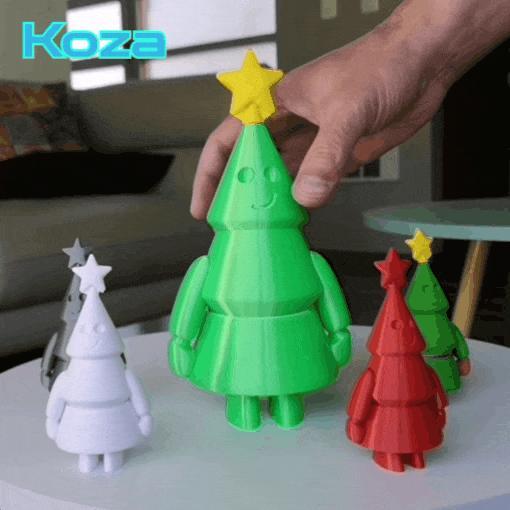 Articulated Christmas tree in underwear