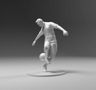 Footballer 03 Heelstrike 01 Stl