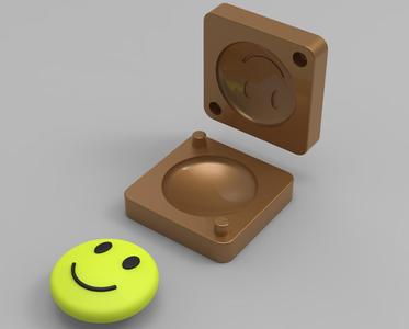 Smiling Face Mold Single