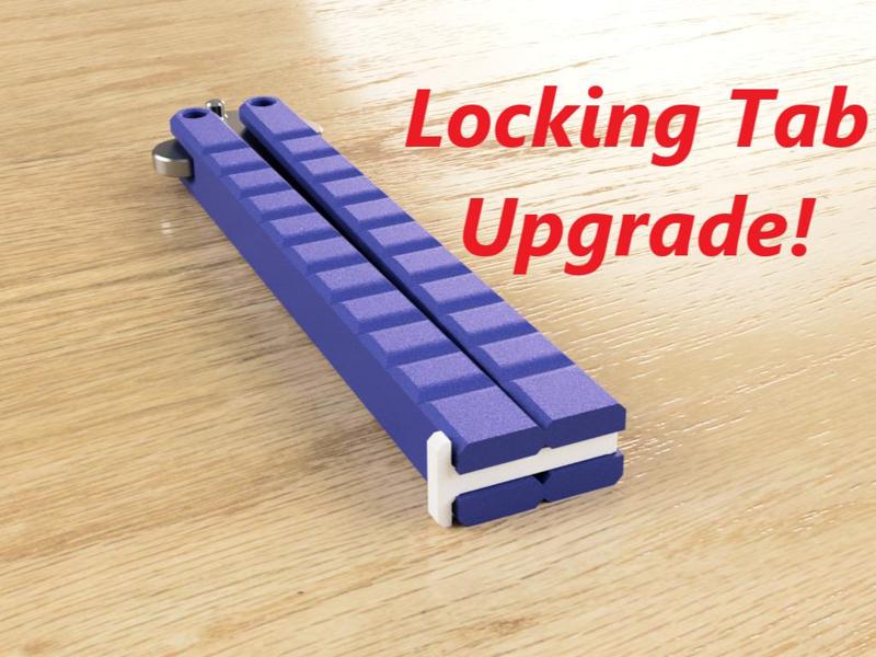 Locking Tab Upgrade for Balisong Comb! 