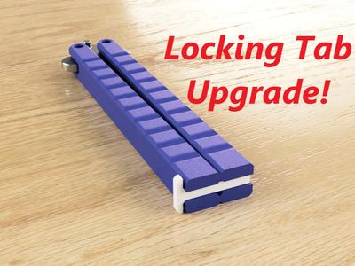 Locking Tab Upgrade for Balisong Comb! 