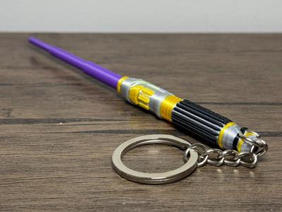 Mace Windu Mini Keychain Lightsaber - Series 1