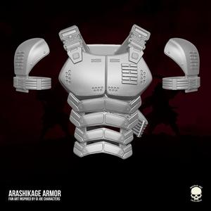 Arashikagi Armor Fan Art 3D printable File For Action Figures
