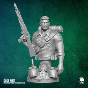 Duke GI Joe Bust Fan Art 3D printable