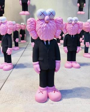 Kaws BFF Dior for Print Low-poly
