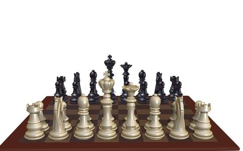 Chess set pieces