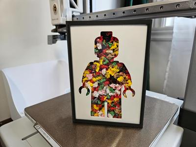 Filament Purge/Poop Shadow Box (Waste filament)