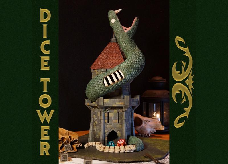 Ambitious Snake Dice Tower