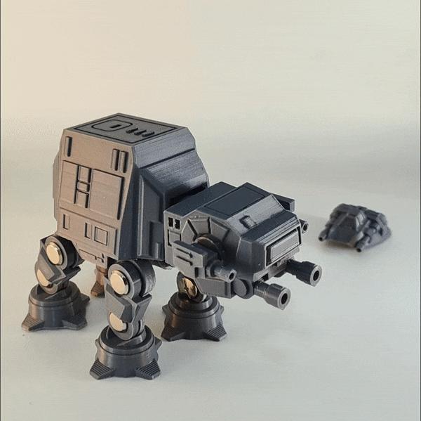 Cute AT-AT (All Terrain Armored Transport ) SD CHIBI Star wars