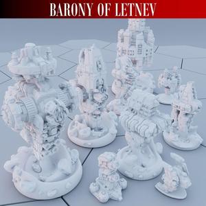 Twilight Imperium Barony of Letnev Custom Ships