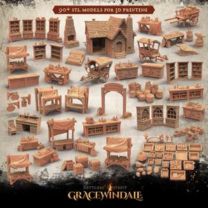 Gracewindale - Market 3D Model Collection