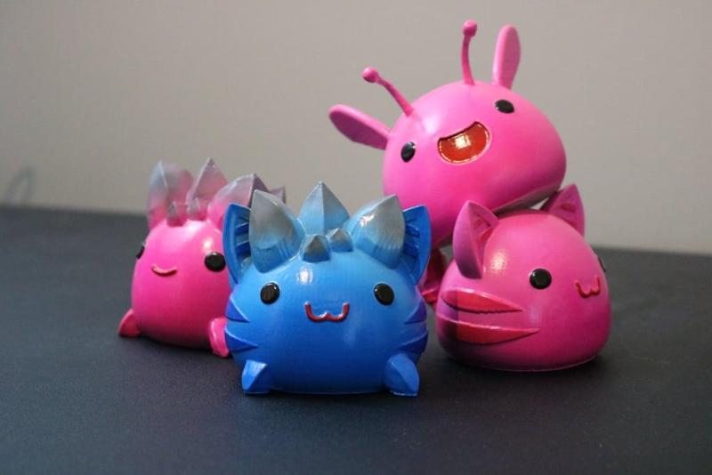 Slime Rancher Largos! - Pink Rock, Pink Tabby, Rock Tabby, Pink Phosphor