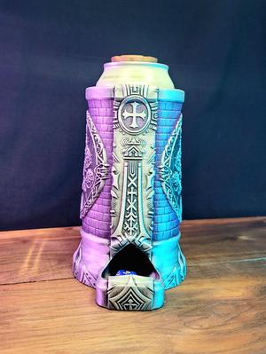 12oz Divine Cleric Can Cozy Dice Tower