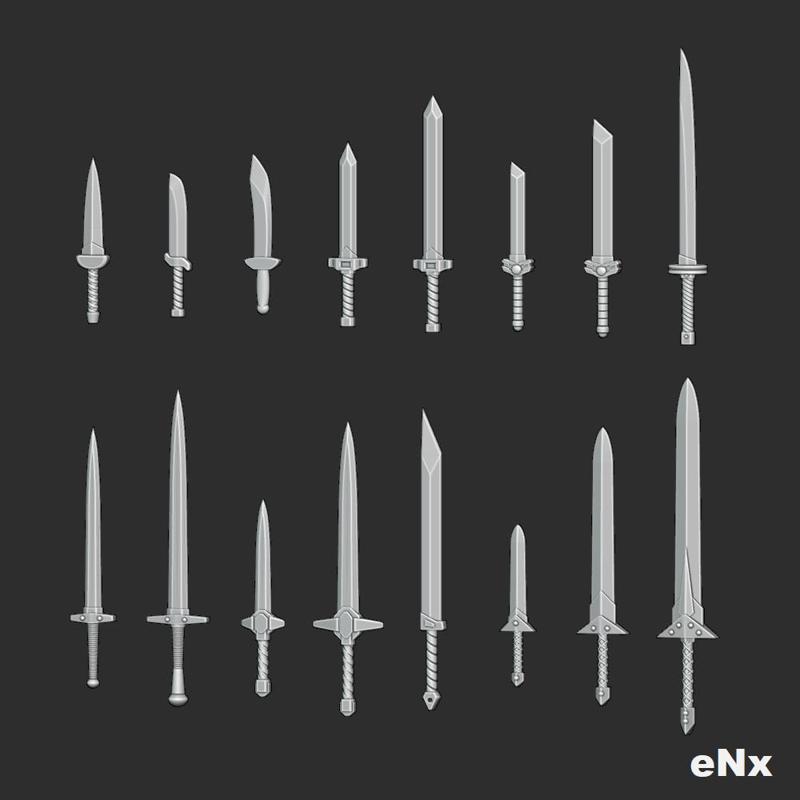 FANTASY WEAPONS PACK - Swords and Daggers (Pack 01)
