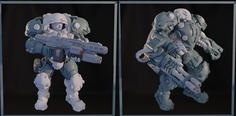 Dominion Heavy Infantry Pre-supported