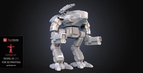 FanArt Battletech Marauder 3D Model Assembly Kit