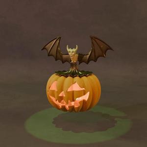 PUMPKIN HALLOWEEN CANDLE HOLDER 