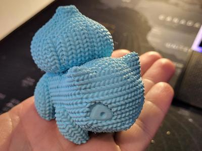 Knitted Pokemon Bulbasaur