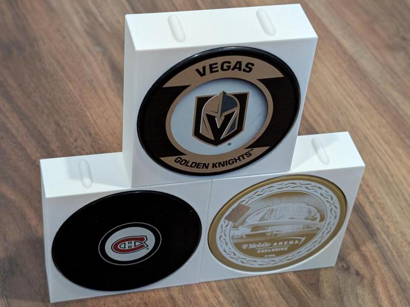 Stackable Hockey Puck Display