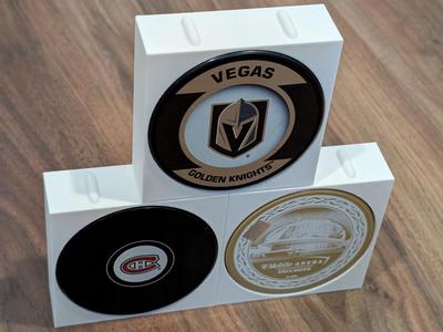Stackable Hockey Puck Display