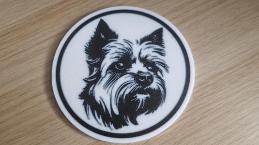Yorkshire terrier coaster