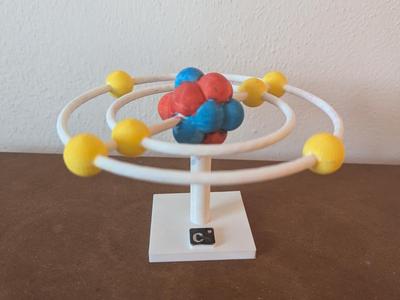 Carbon Atom Model (No AMS)