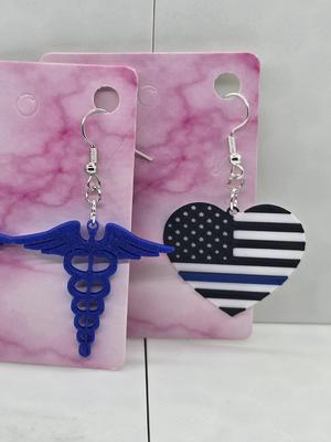 First Responder Earrings (Nurse and Police)