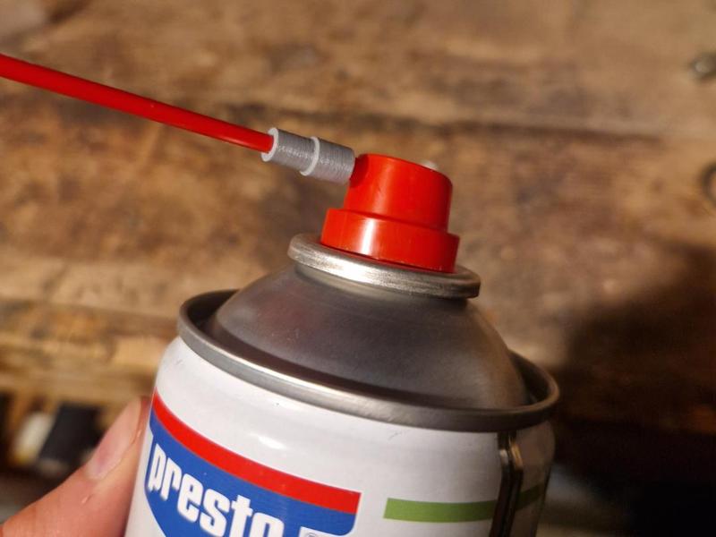 Brake Cleaner Can to WD-40 Straw Adapter