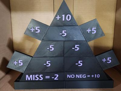 Precision Pyramid Nerf Target