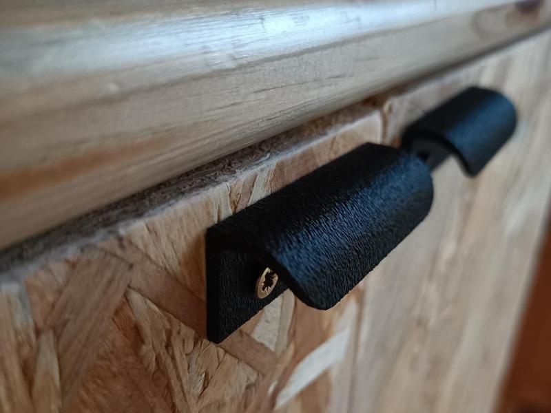 Modern Cabinet Handle with Fuzzy Finish
