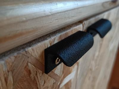 Modern Cabinet Handle with Fuzzy Finish