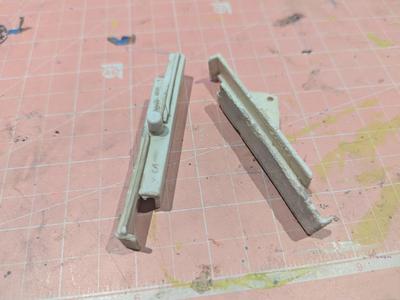 Glass shutter hidden tilt bar connectors - שלות לתריס רפפה זכוכית