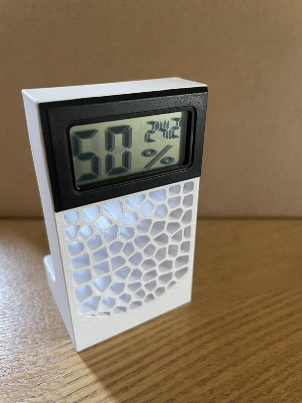 AMS hygrometer stand with a voronoi pattern v2