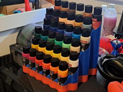 36x 60ml Paint bottle stand (34.5mm openings)