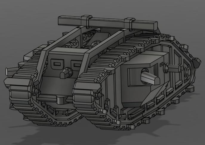 Mark IV Landship - 1/60 Scale