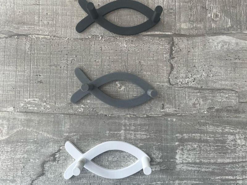 Confirmation Fish with Holder